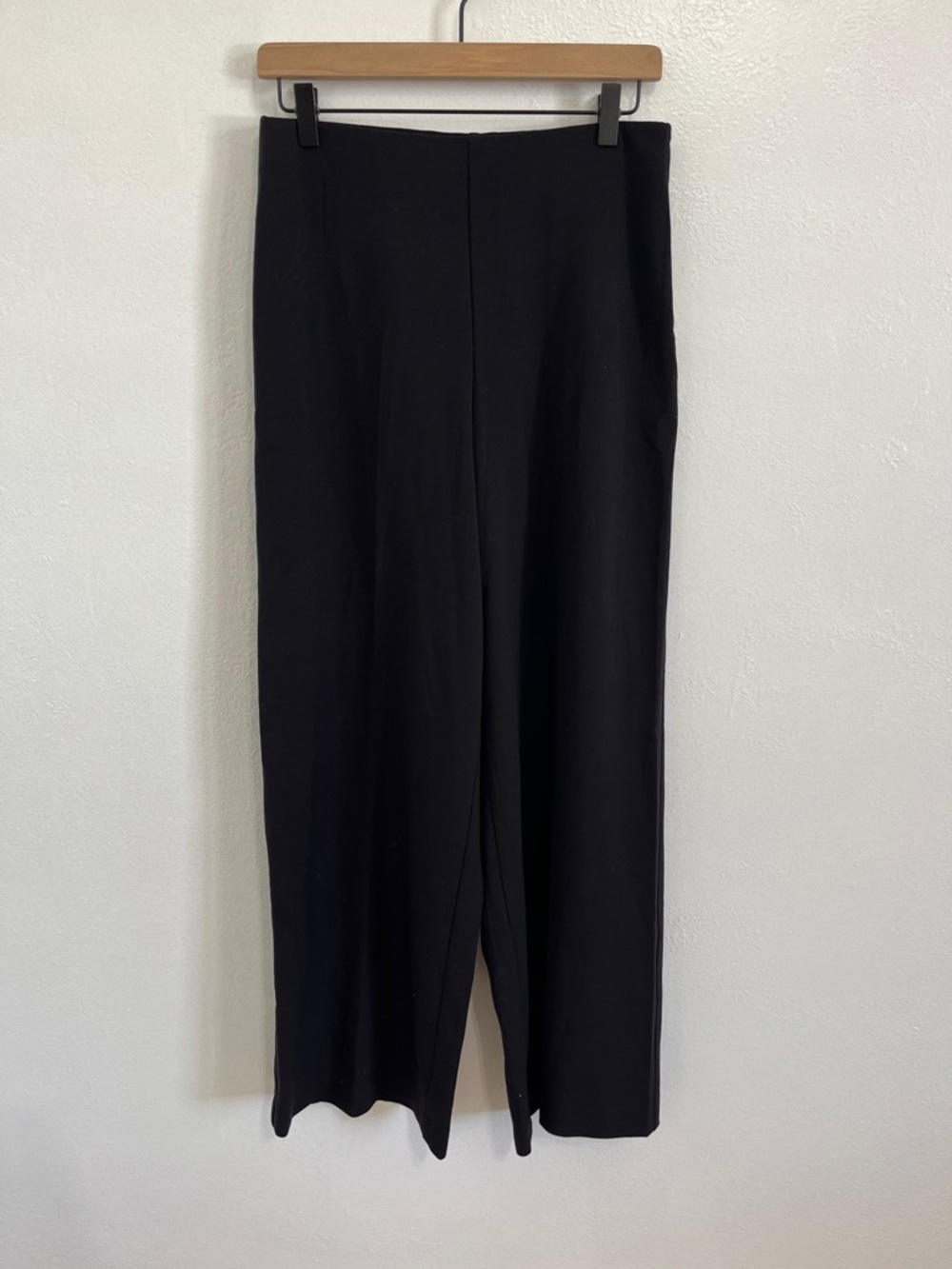 Weekday Black Straight-Leg Julia Twill Trousers